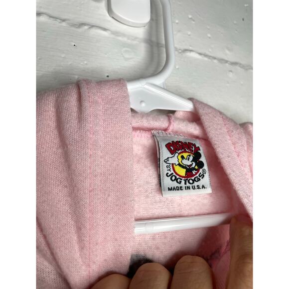 VINTAGE Disney Infant Hoodie Front Back Graphic Print Directors Chairs Script - Picture 3 of 9